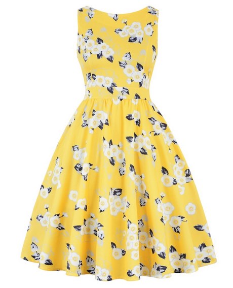 yellow-floral-sundress-61_14 Yellow floral sundress