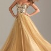 Gold prom dresses