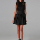 A line little black dress