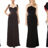 Black tie wedding dresses for bridesmaids and guests