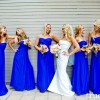 Blue bridesmaids dresses