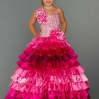 Colorful ball gowns