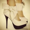 Cute high heels shoes