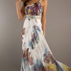 Floral evening gowns