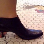Kitten heeled shoes