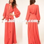 Maxi dresses with long sleeves