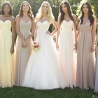 Pastel bridesmaid dresses