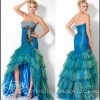 Peacock prom dresses