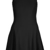 Plain black dresses