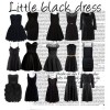 Polyvore little black dress