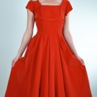 Red 50s dress
