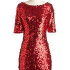 Red sequin dresses
