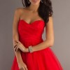 Red sweetheart dress
