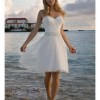 Short white bridal dresses
