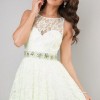Short white lace dresses