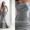 Silver bridal dresses