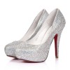 Silver heels for prom
