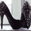 Spike high heels