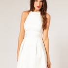 White casual dresses