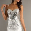 White sparkly dress