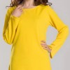 Yellow long sleeve dress