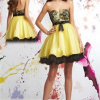 Black and yellow dresses
