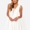 Lulus white dress
