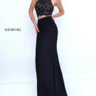 Black fitted prom dresses 2018