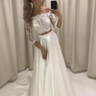 Long white prom dresses 2018