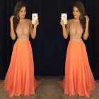Orange prom dresses 2018