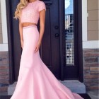 Two piece short prom dresses 2018