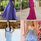 Lace prom dresses 2023