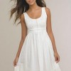 Casual white summer dress