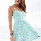 Light blue summer dress