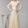 Long sleeve special occasion dress