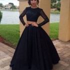Black and silver prom dresses 2019