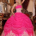 Hot pink quinceanera dresses 2019