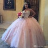 Blush pink quinceanera dresses