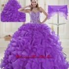 Quinceanera dresses purple and silver