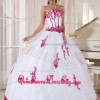 Quinceanera dresses red and white