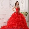 Red fifteen dresses