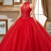 Red quinceñera dresses