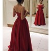 Red fitted prom dresses 2020