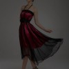 Red and black dresses for women