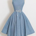 Blue dress vintage