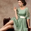 Vintage style green dress