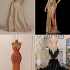 2023 gold prom dresses