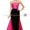 Black pink dress