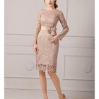 Champagne dresses for mother of the groom