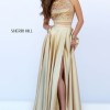 Gold and white prom dresses 2017